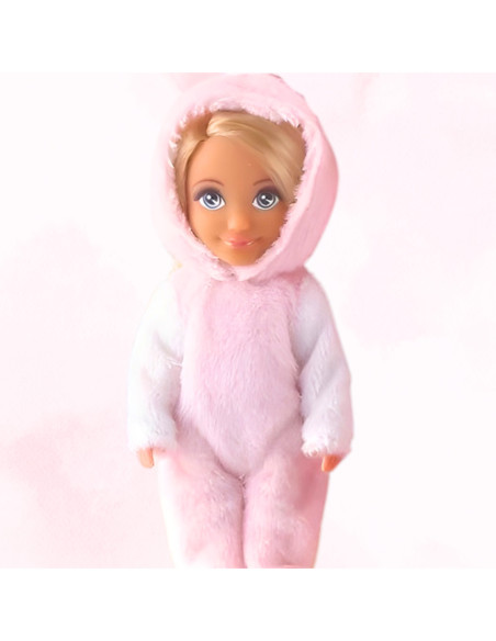 WOOPIE Lalki Kombinezony Różowe króliczki Zestaw 2szt.