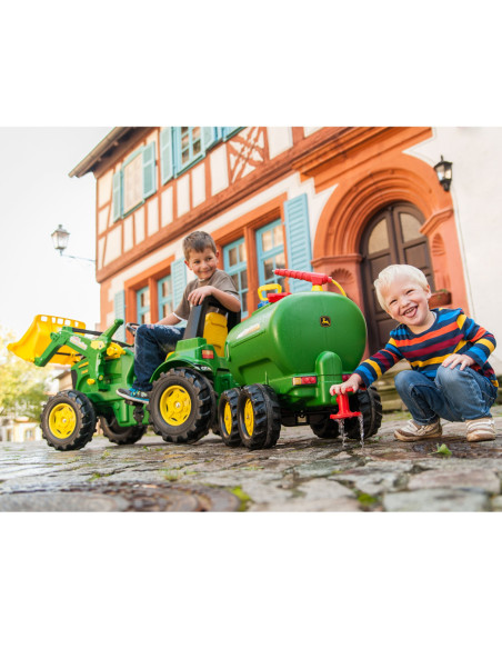 Rolly Toys rollyTanker John Deere cysterna dwuosiowa + pompka