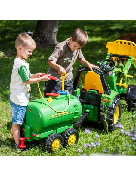 Rolly Toys rollyTanker John Deere cysterna dwuosiowa + pompka