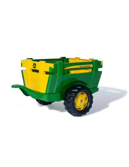 Rolly Toys John Deere Przyczepka rollyTrailer FarmOtwierane Burty