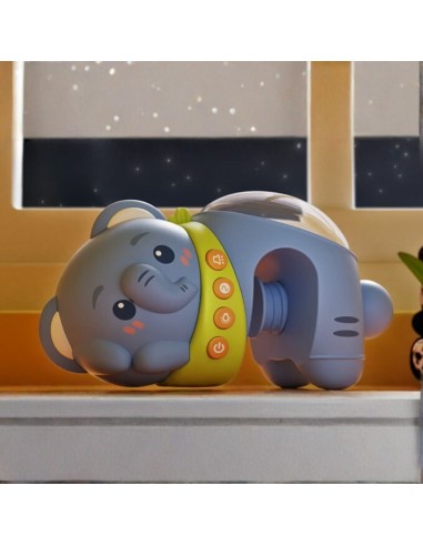 Elephant projector with melodies and a night light, sleep aid for children, Woopie