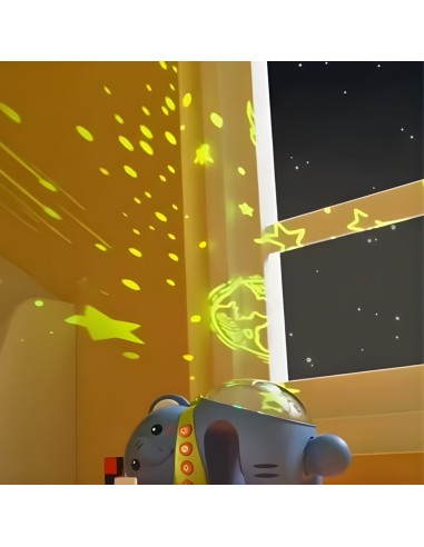 Elephant projector with melodies and a night light, sleep aid for children, Woopie