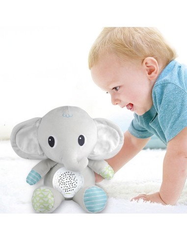 Elephant Projector Cuddly Toy WOOPIE – Soothing Toy 12 Melodies 0+