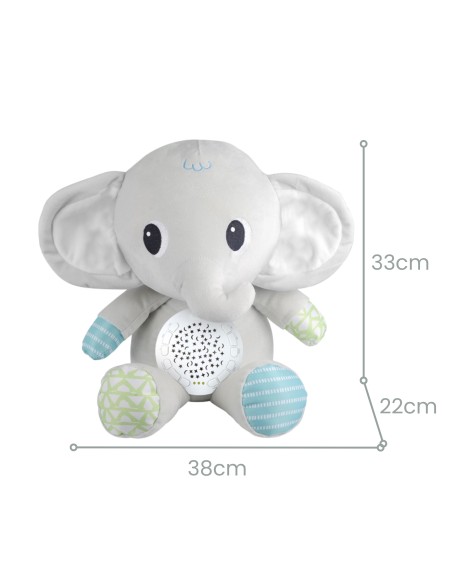 Elephant Projector Cuddly Toy WOOPIE – Soothing Toy 12 Melodies 0+