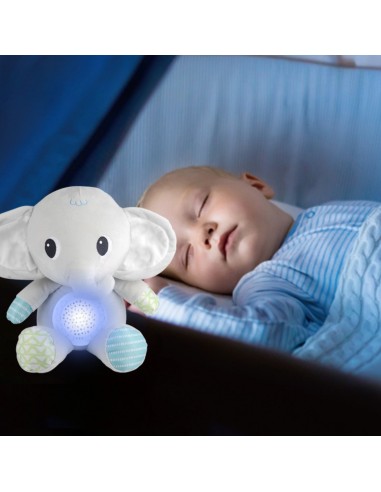 Elephant Projector Cuddly Toy WOOPIE – Soothing Toy 12 Melodies 0+