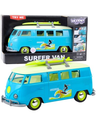 Klasyczny Bus Surfing Van Czerwony 1:14 TOY STAR – Światło i Dźwięk