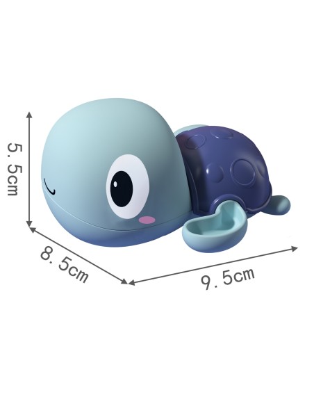 Woopie Żółwik Pływający Nakręcany - Zabawka Do Kąpieli Niebieski
