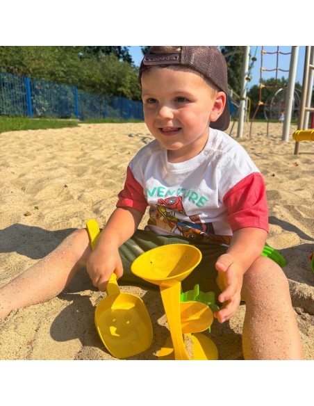 WOOPIE Taczka Ogrodowa Zestaw do Piasku 10 el. - zabawa na świeżym powietrzu