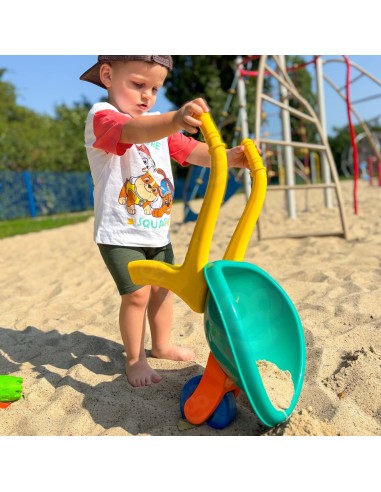 WOOPIE Taczka Ogrodowa Zestaw do Piasku 10 el. - zabawa na świeżym powietrzu