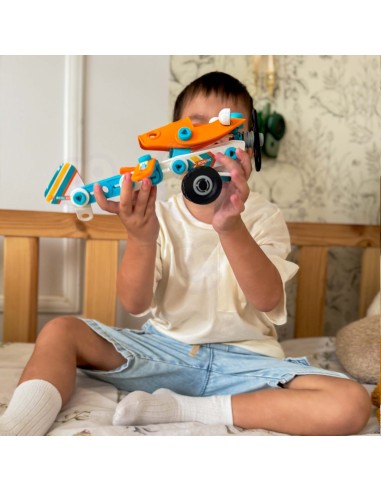 WOOPIE Samolot Zestaw Konstrukcyjny Klocki STEM – Kreatywna Zabawa