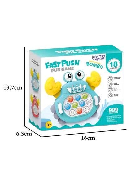 POP IT Electronic Anti-Stress Game Red Crab - WOOPIE