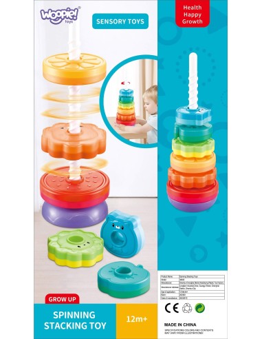 Educational Pyramid Twisted Tower of Animals WOOPIE BABY