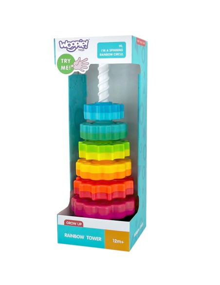 WOOPO BABY Educational Pyramid Twisted Tower for Children