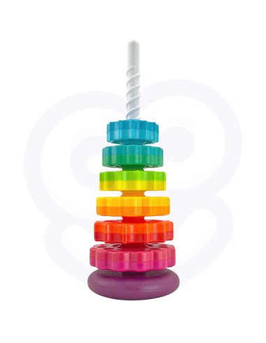 WOOPO BABY Educational Pyramid Twisted Tower for Children