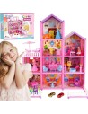 WOOPIE Mega Willa Domek dla Lalek LOVELY HOUSE 194 el.