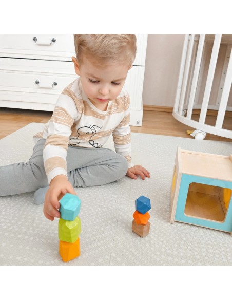 WOOPIE GREEN Box Pudełko XXL Montessori Edukacyjne 7w1 Sensoryczne 31-36 Mies.