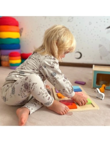 WOOPIE GREEN Box Pudełko XXL Montessori Edukacyjne 7w1 Sensoryczne 31-36 Mies.