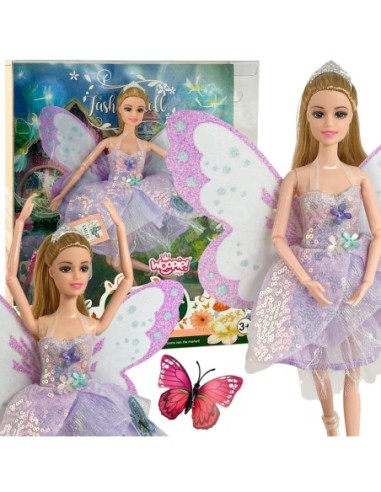WOOPIE ROYAL Lalka Wróżka EMI – Bajkowa Księżniczka z Motylimi Skrzydłami