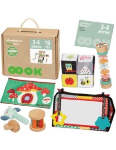 WOOPIE GREEN Pudełko XXL Montessori Sensoryka i Edukacja 6w1