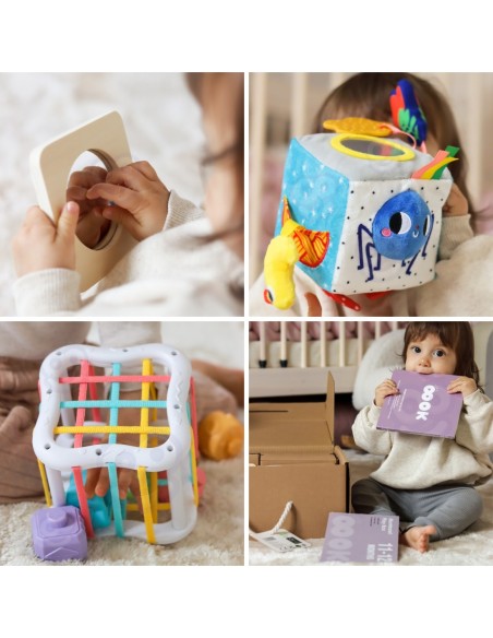 WOOPIE GREEN Pudełko Box 5w1 Montessori Edukacujny 11-12M