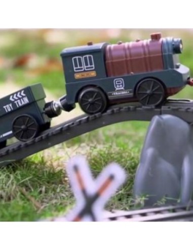 WOOPIE Kolejka Lokomotywa Towarowa XXL Baterie 90ele.