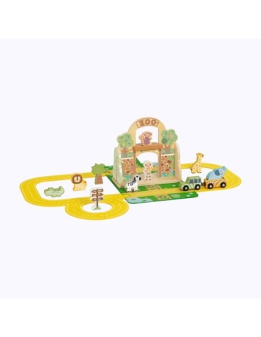 TOOKY TOY Zestaw Mini ZOO Przenośny Zestaw Torba Zwierzęta