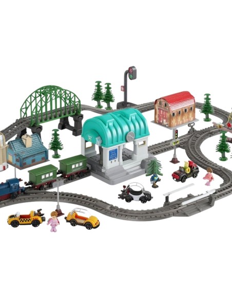 WOOPIE Pociąg Elektryczny Kolejka Zestaw Miasteczko