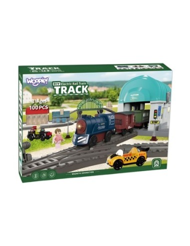 WOOPIE Pociąg Elektryczny Kolejka Zestaw Miasteczko