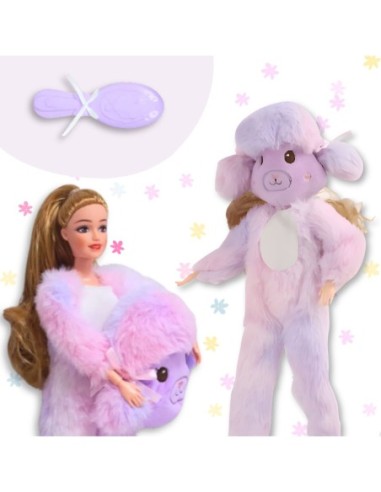 WOOPIE ROYAL Lalka Emi w Fioletowym Przebraniu Owieczki