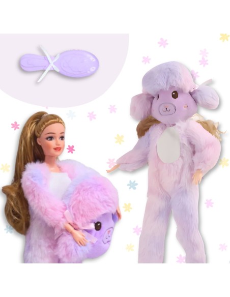 WOOPIE ROYAL Lalka Emi w Fioletowym Przebraniu Owieczki