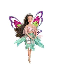 WOOPIE ROYAL Lalka Emi Wróżka z Kolorowymi Skrzydłami i Szczotką do Włosów 2