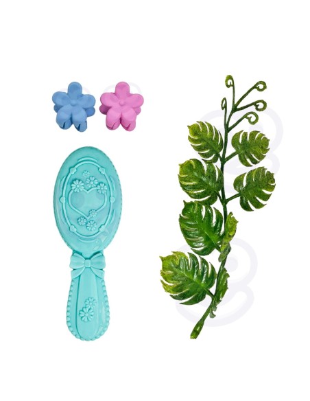 WOOPIE ROYAL Lalka Emi Wróżka z Kolorowymi Skrzydłami i Szczotką do Włosów