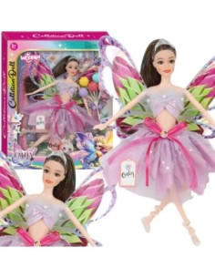 WOOPIE ROYAL Lalka Emi Wróżka z Kolorowymi Skrzydłami i Balonami