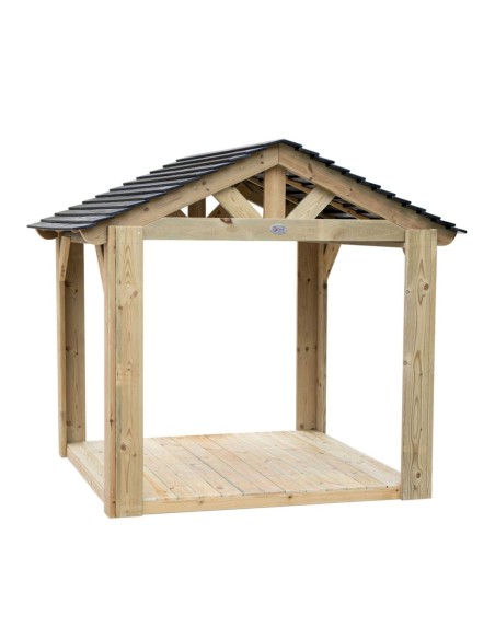 CLASSIC WORLD EDU Duży Drewniany Domek Altana Plac Zaabaw