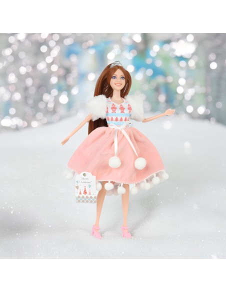 WOOPIE ROYAL Lalka Emi Świąteczna Księżniczka z Misiem