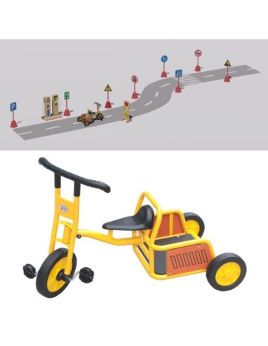 CLASSIC WORLD Rowerek Trójkołowy Pojazd Truck Dla Dzieci od 3 lat