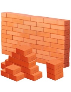 CLASSIC WORLD EDU Cegiełki EVA Miękkie do Budowania 55 szt.