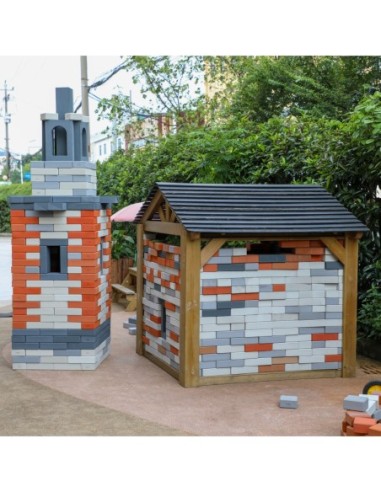 CLASSIC WORLD EDU Cegiełki EVA Miękkie do Budowania 55 szt.