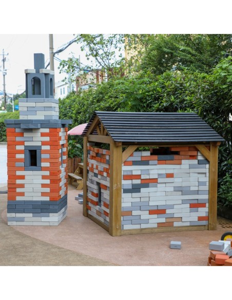 CLASSIC WORLD EDU Cegiełki EVA Miękkie do Budowania 55 szt.