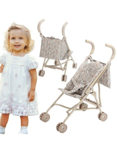 WOOPIE ROYAL Wózek dla Lalek Spacerówka Panterka