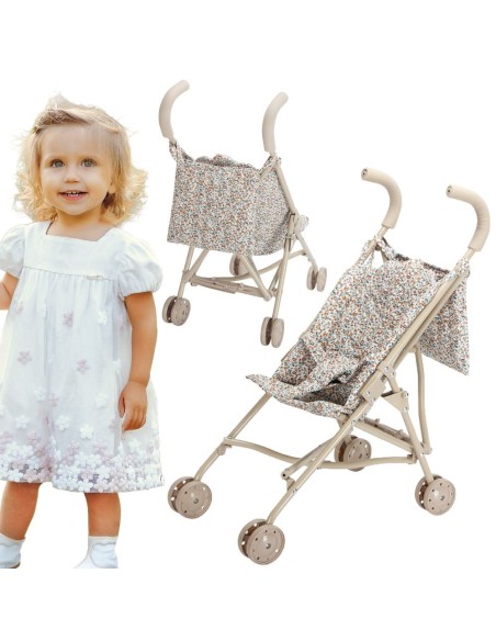 WOOPIE ROYAL Wózek dla Lalek Spacerówka Panterka