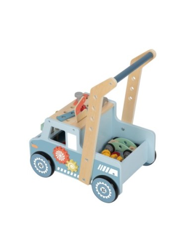 TOOKY TOY Drewniany Chodzik Samochód Mini Warsztat STEM