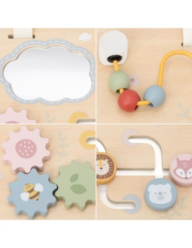 VIGA Drewniana Tablica Manipulacyjna Wielofunkcyjna