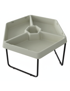 Sześciokątna taca sensoryczna Masterkidz – STEM, sortowanie, nauka