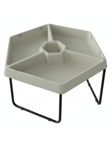 Sześciokątna taca sensoryczna Masterkidz – STEM, sortowanie, nauka