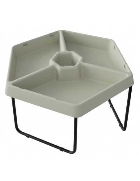 Sześciokątna taca sensoryczna Masterkidz – STEM, sortowanie, nauka