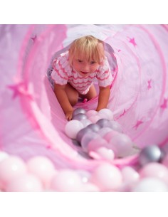 WOOPIE 3-in-1 Princess Palace XXL Tent with Tunnels and Pool 2