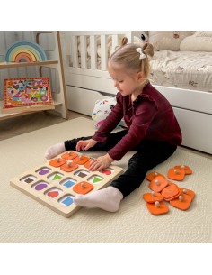 Viga Memory Gra Pamięciowa Zgadnij Obrazki 10 Kart Montessori 2