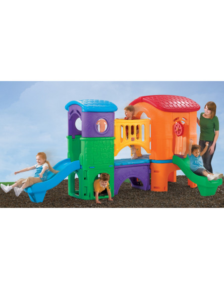 STEP2 MOST Z TUNELEM Plac Zabaw Zjeżdżalnia