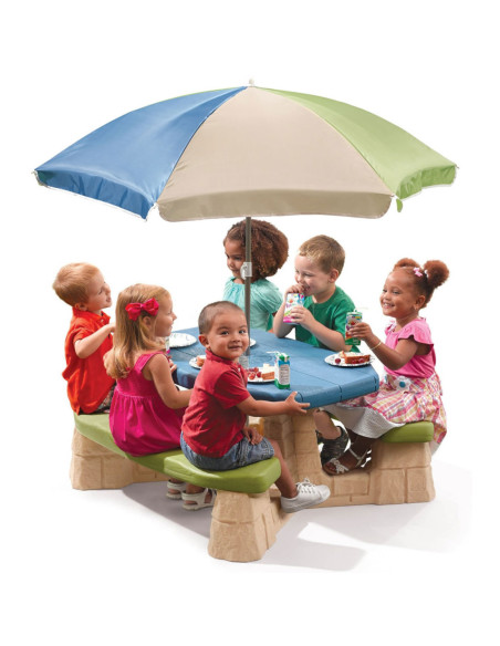 STEP2 Stół Piknikowy z Parasolem